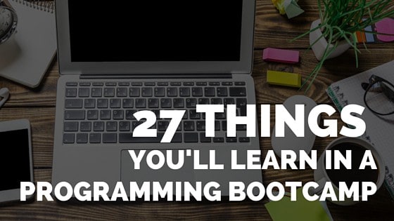 27 thing you'll learn in programming