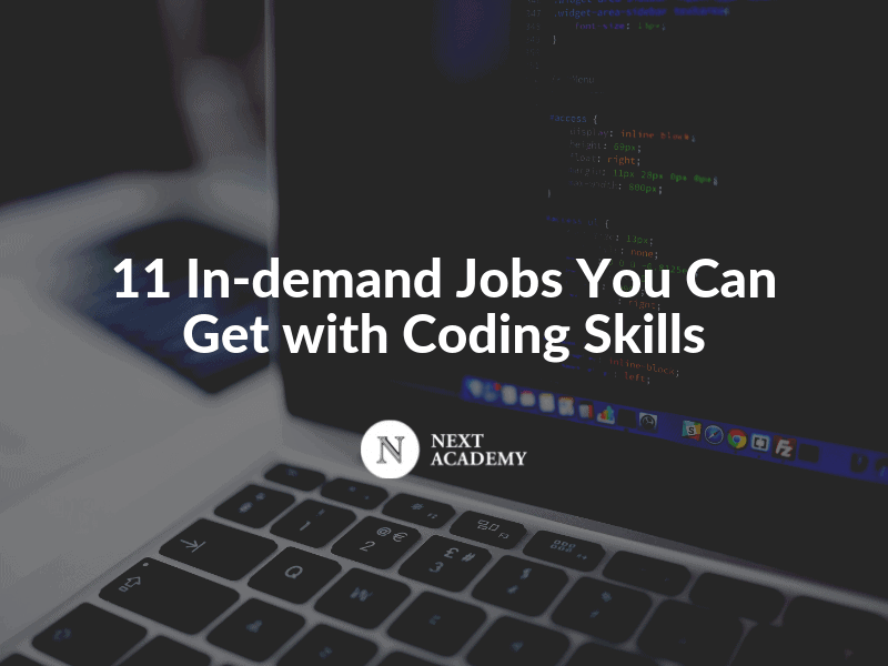 11 in-demand jobs with coding skills