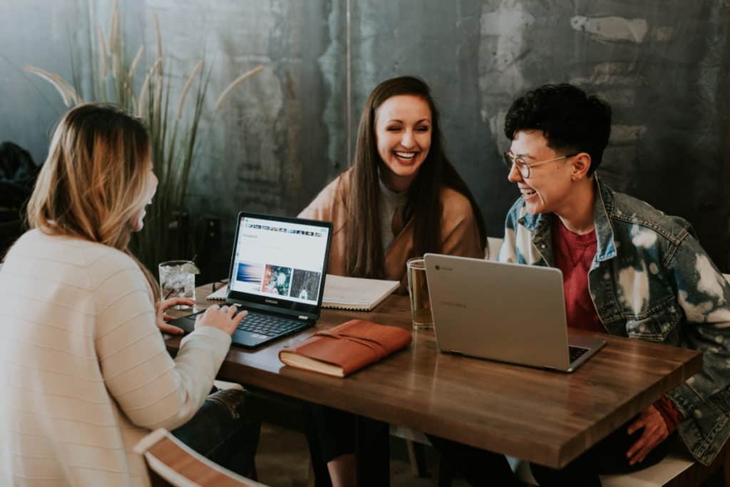 group-laptop-work