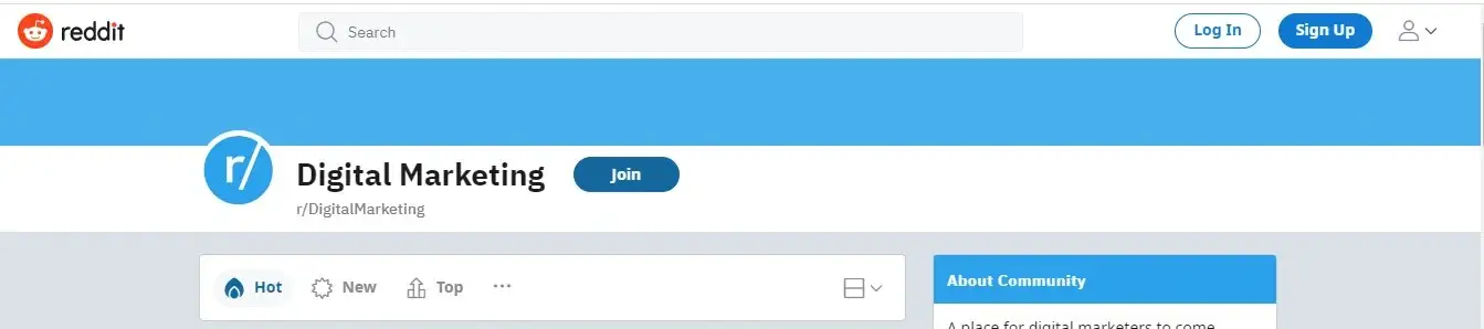 Reddit Digital marketing